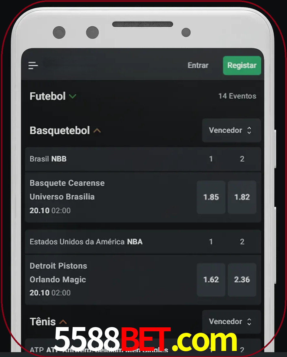 Aposte e assista aos esportes em formato ao vivo.
