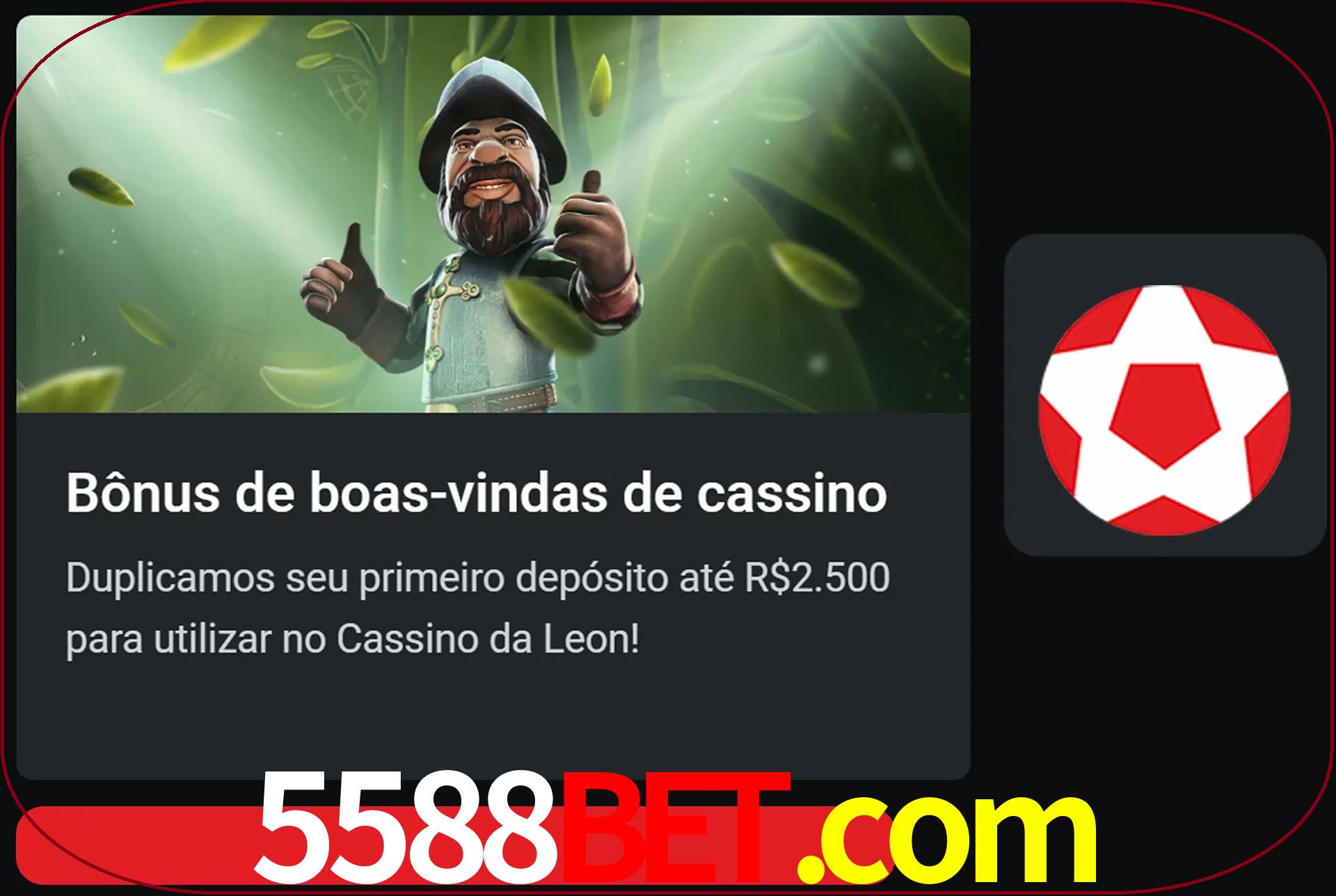Receba seu dinheiro do bônus de boas-vindas após o primeiro depósito.