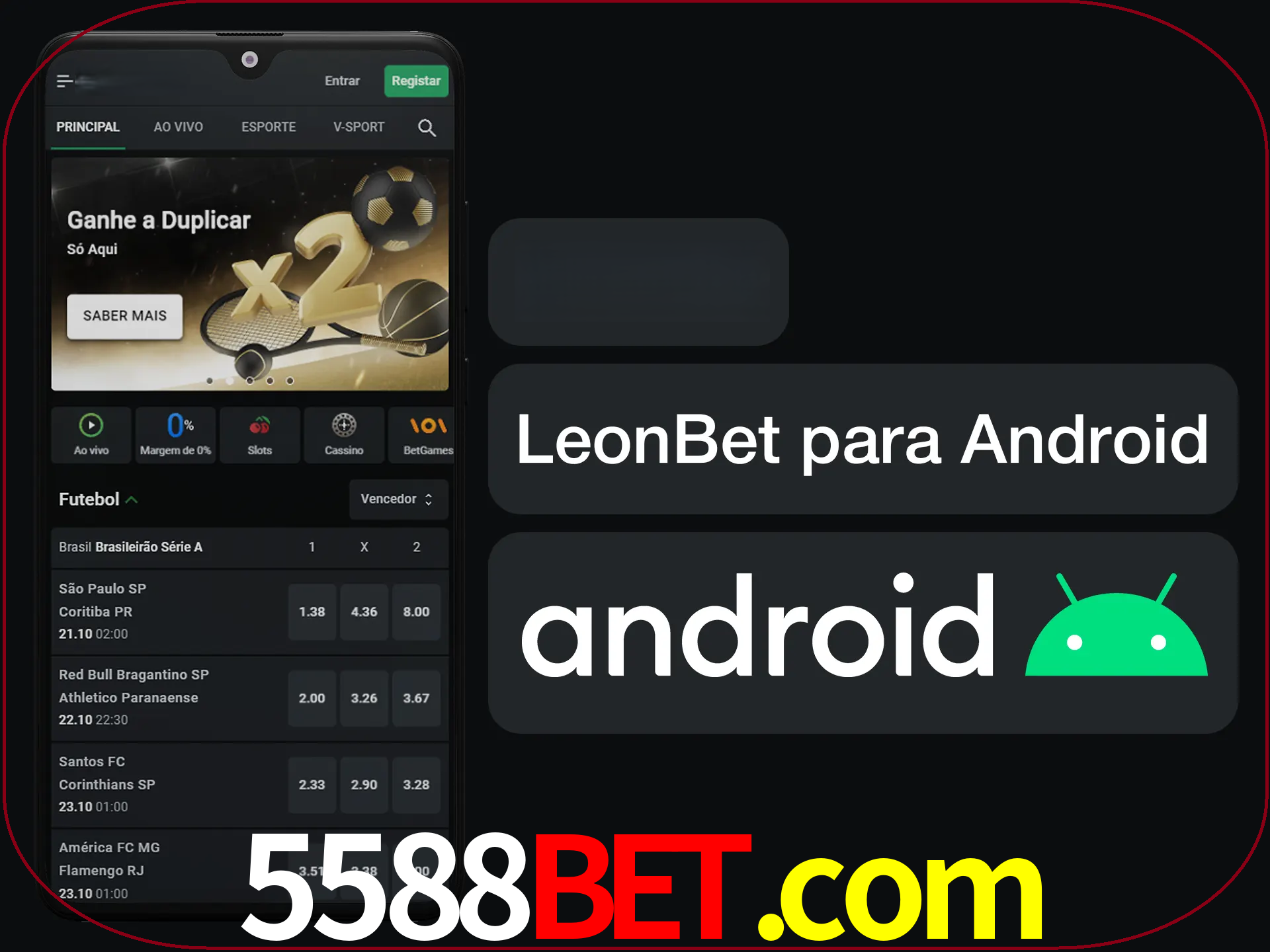 Adquira sua versão poket de LeonBet.