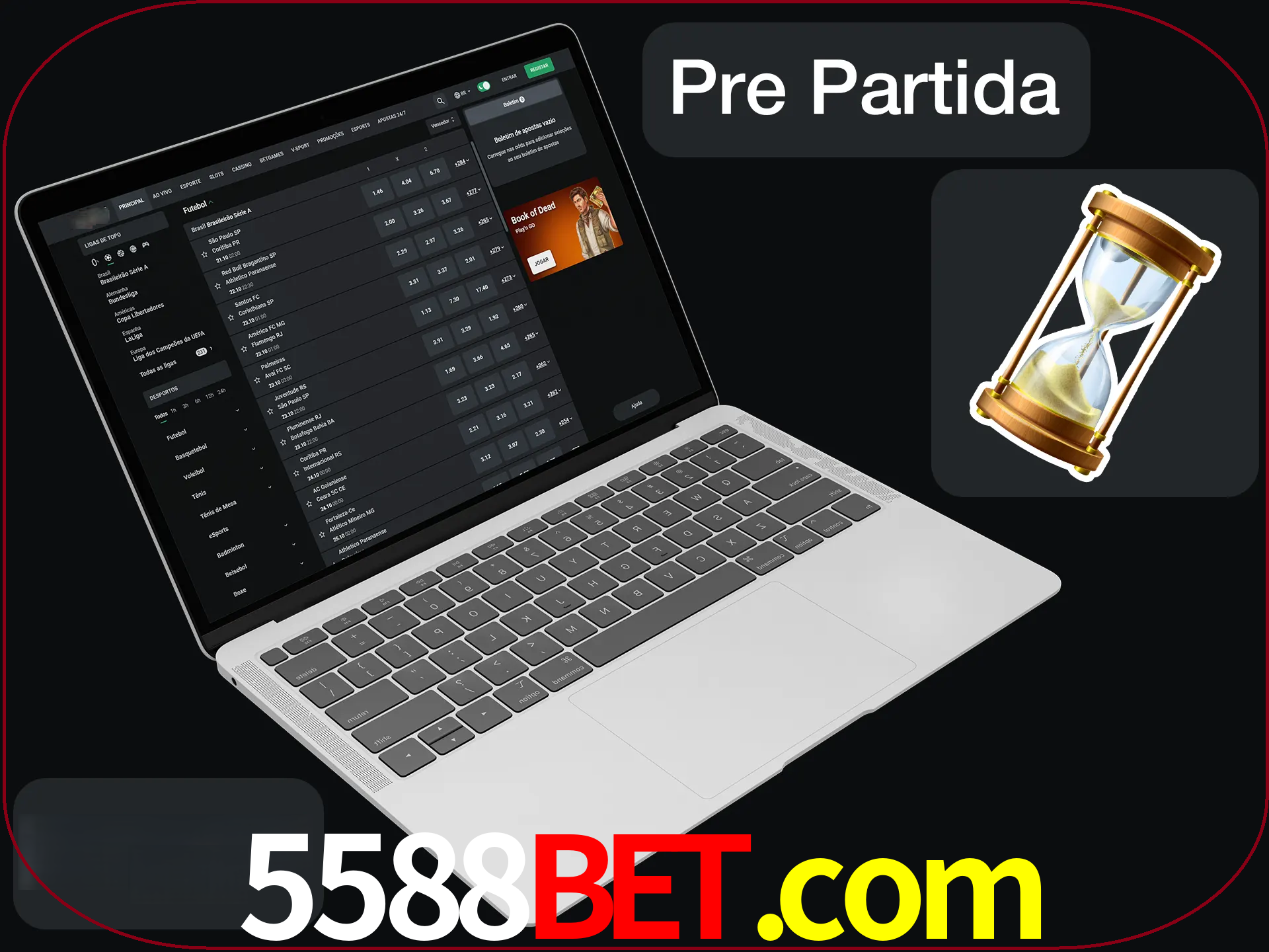 Fazer apostas em partidas futuras.