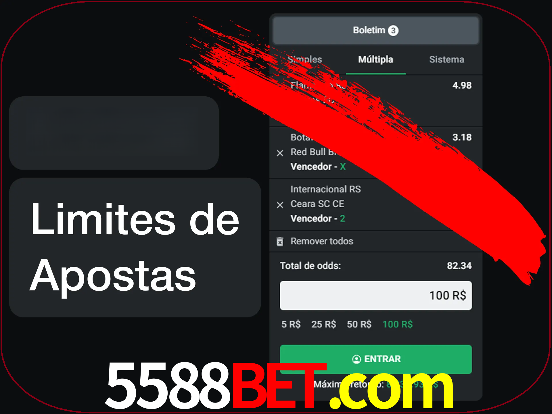 Não faça apostas loucas.