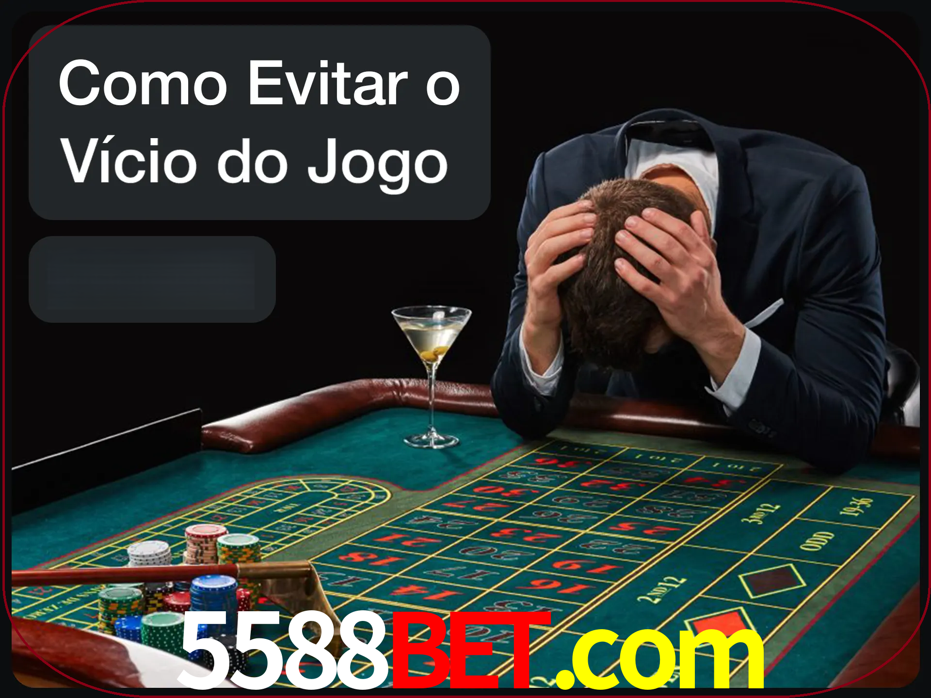 Você é responsável por cada uma de suas apostas.